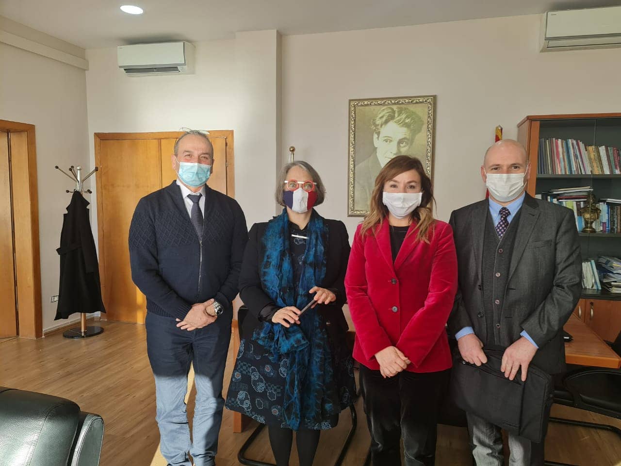 UAMD/ Rektorja Sotirofski dhe dekani Metalla takohen me ambasadoren e Francës