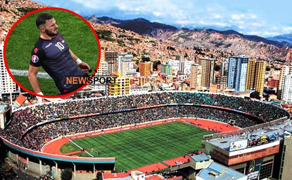 3500 metra mbi nivelin e detit, “çudirat” me Messin dhe stadiumi