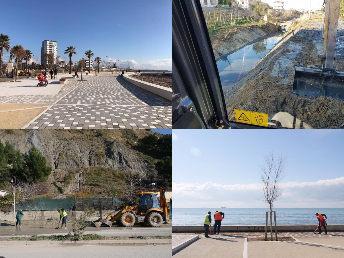 Problematikat nga moti i keq, bashkia e Durrësit: Po punojmë për rikthimin e normalitetit (FOTO)