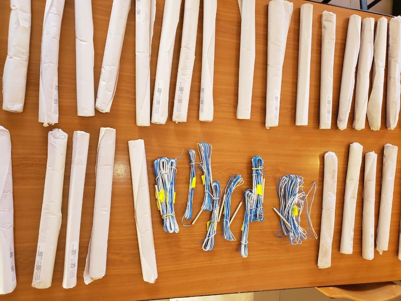 Sekuestrohen 29 kallëpe me eksploziv dhe 15 kapsolla detonatore në Durrës, në pranga dy poseduesit që do i shisnin për 12 mijë euro