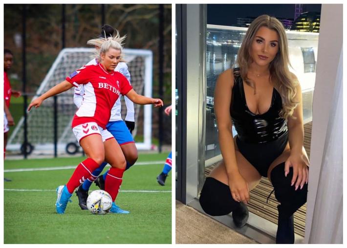 Ekipi e përjashtoi, futbollistja hap llogari në faqen +18