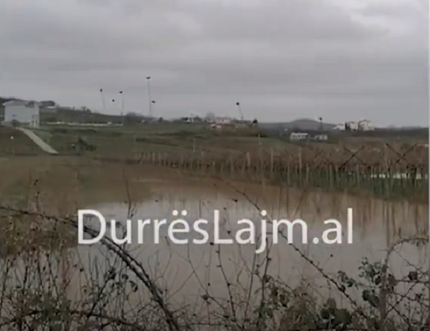 Reshjet e dendura të shiut, lumi Ishëm rrezikon daljen nga shtrati (VIDEO)