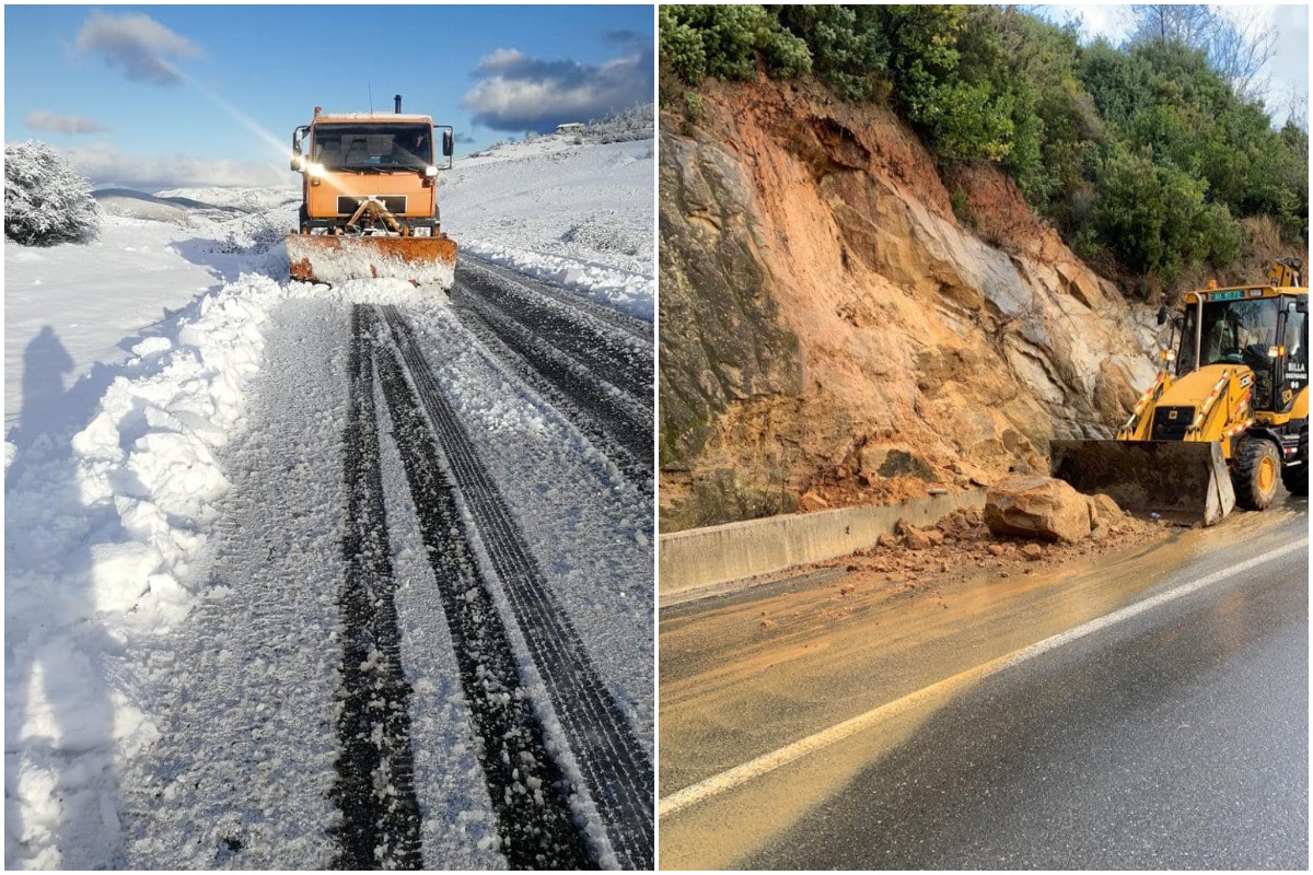 Reshje shiu gjatë natës në vend, ARRSH: Rrugët që kanë probleme