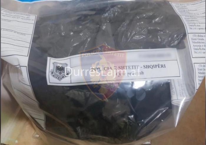 Operacion antidrogë nga policia e Durrësit, sekuestrohen 8 kg kanabis, dy në pranga