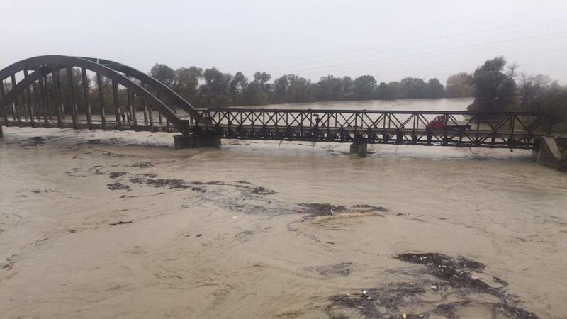 Lumi Vjosa del nga shtrati, përmbytet pazari i kafshëve në Novoselë