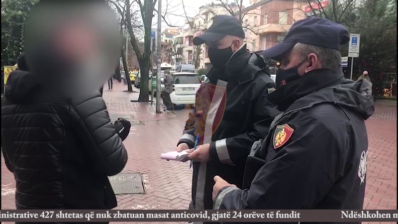 Nuk respektuan masat antiCovid, ndëshkohen 427 qytetarë në 24 orët e fundit