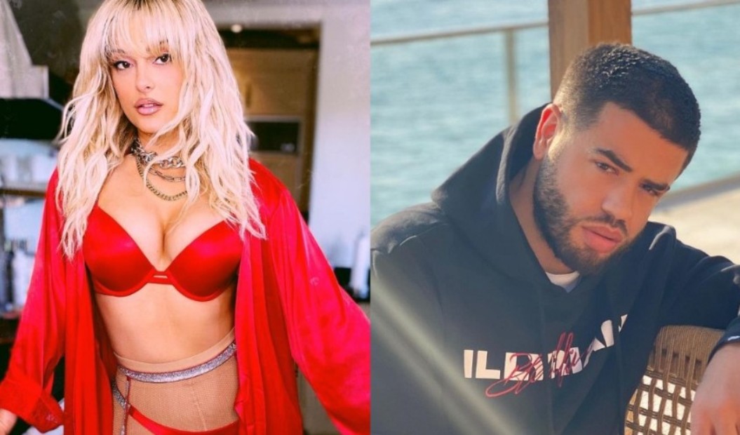 E veshur me të brendshme të kuqe në kuzhinë, Noizy koment pikant për Bebe Rexhën