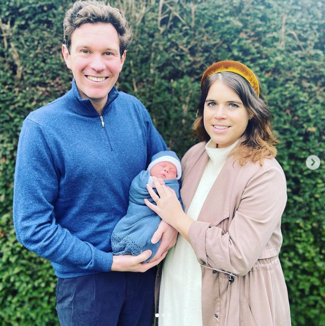 Princesha Eugenie zbulon emrin dhe portretin e djalit të porsalindur