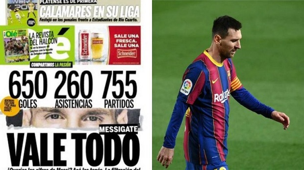 Barcelona i ka borxh 63 milionë euro Mesit