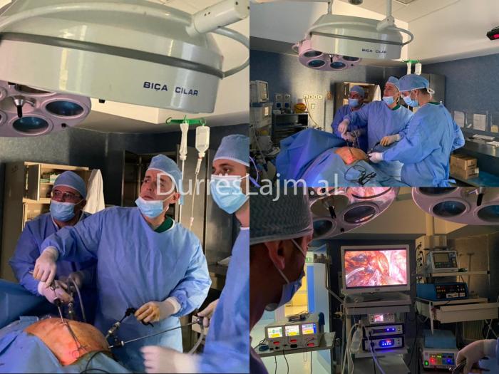 Mjekët e spitalit të Durrësit realizojnë me sukses operacionin që kryhet për herë të parë në spitalet publike (FOTO)
