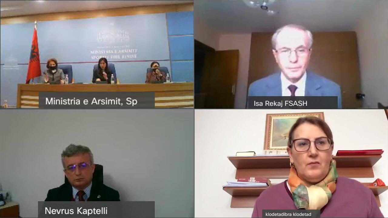 Ministrja Kushi takim me Këshillin Kombëtar të Arsimit Parauniversitar rreth sfidave të pandemisë në arsim