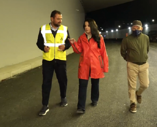 Hapet një tjetër tunel, Balluku inspekton punimet te “Shqiponja”