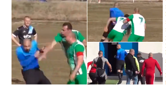 Tentojnë ta godasin dhe e ndjekin deri te parkimi, gjyqtari ia hedh paq në Bullgari