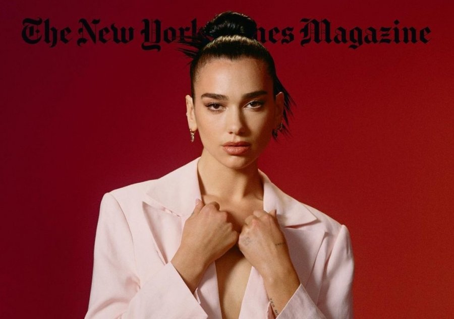 Dua Lipa në kopertinën e “The New York Times Magazine” (FOTO)