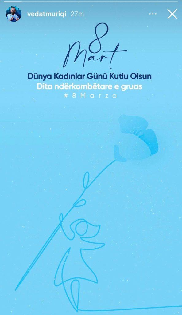 Muriqi uron nënat për 8 marsin, shqip dhe turqisht