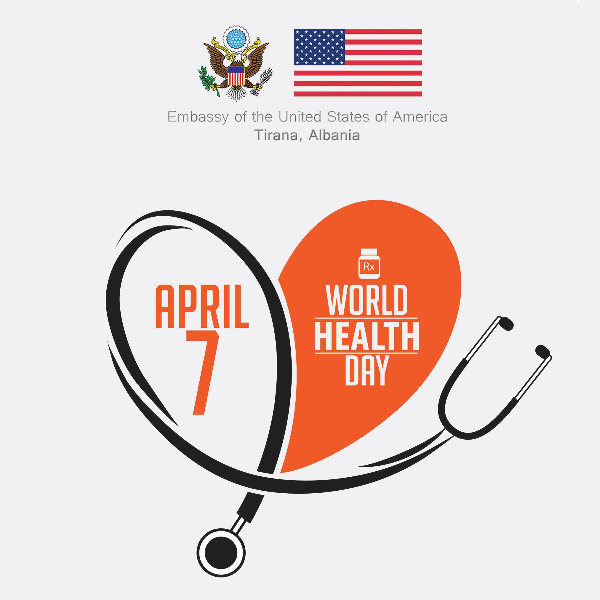 Dita Botërore e Shëndetit, ambasada e SHBA: Mirënjohje për punonjësit shëndetësorë që po luftojnë me Covid-19