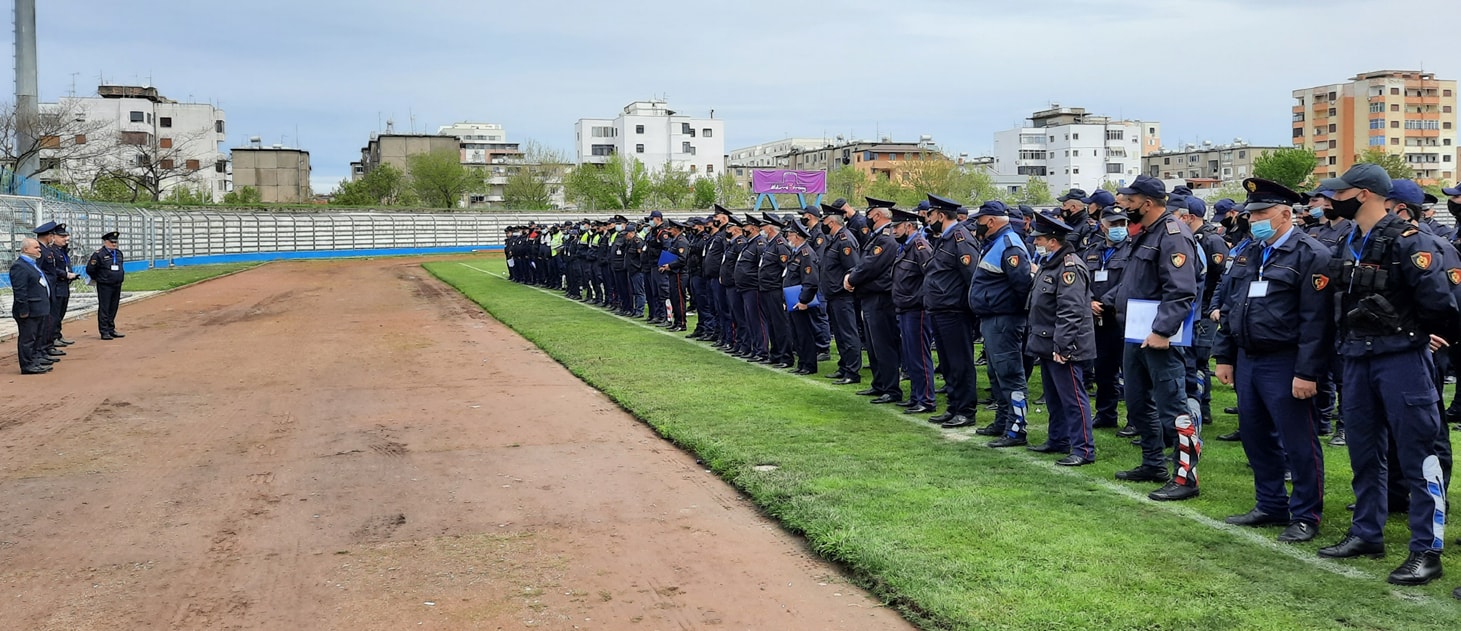 Ruajtja e objekteve zgjedhore, Drejtori i DVP Durrës u jep porositë e fundit efektivëve