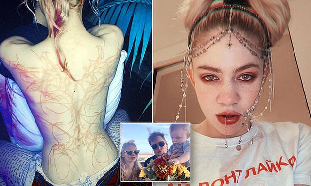 E dashura e Elon Musk i habit të gjithë me tatuazhin e saj të fundit