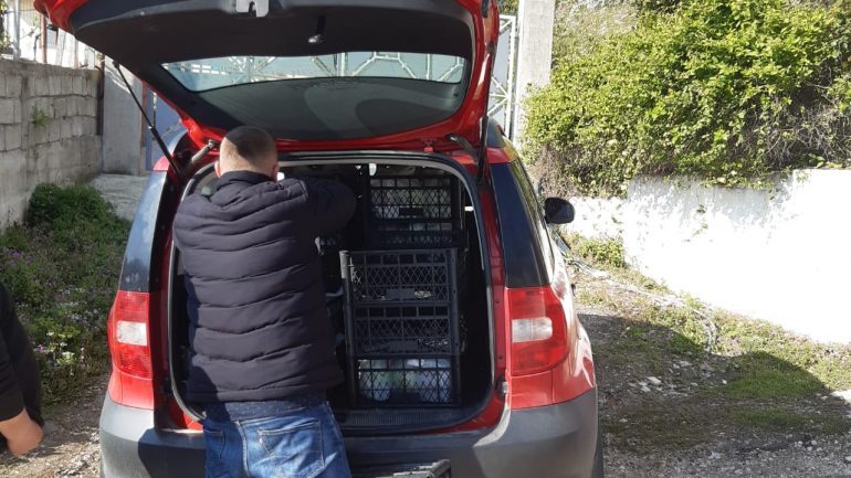 PD kap makinën me ushqime në Vaqarr, Belind Këlliçi: Te ushqimet është fletëpalosja e PS (VIDEO)