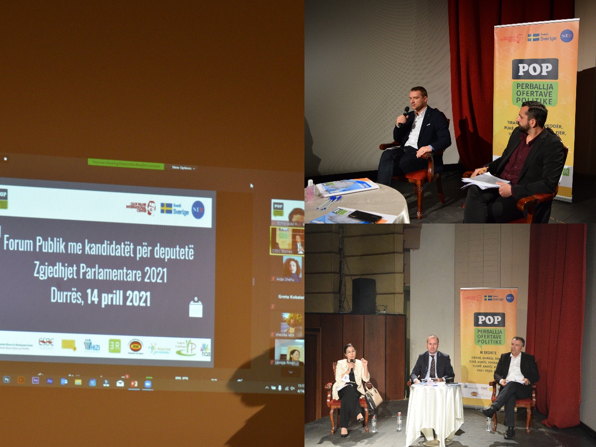 Zhvillohet forumi publik me kandidatët për deputet në Durrës