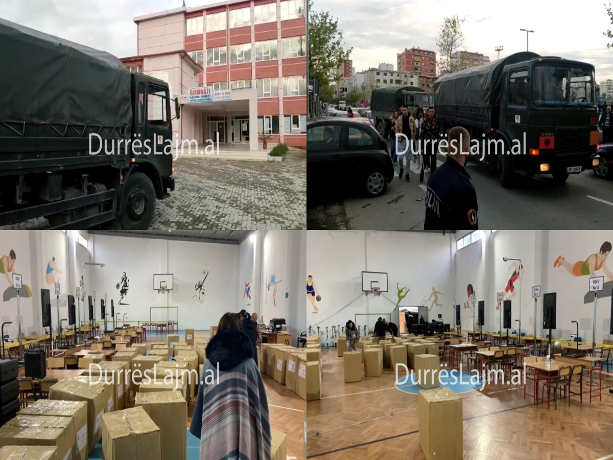 Mbërrijnë materialet zgjedhore në 4 KZAZ-të e Durrësit (VIDEO)