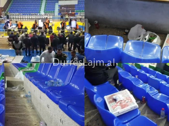 Pallati i sportit në Durrës “i mbytur” nga plehrat (VIDEO)