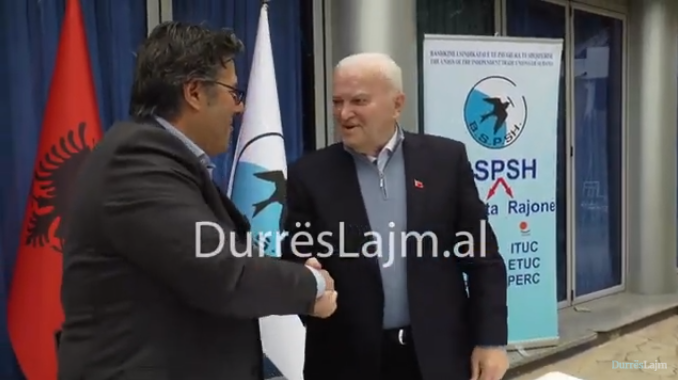 Partia Demokratike firmos aktmarrëveshjen me Sindikatat e Pavarura Shqiptare (VIDEO)