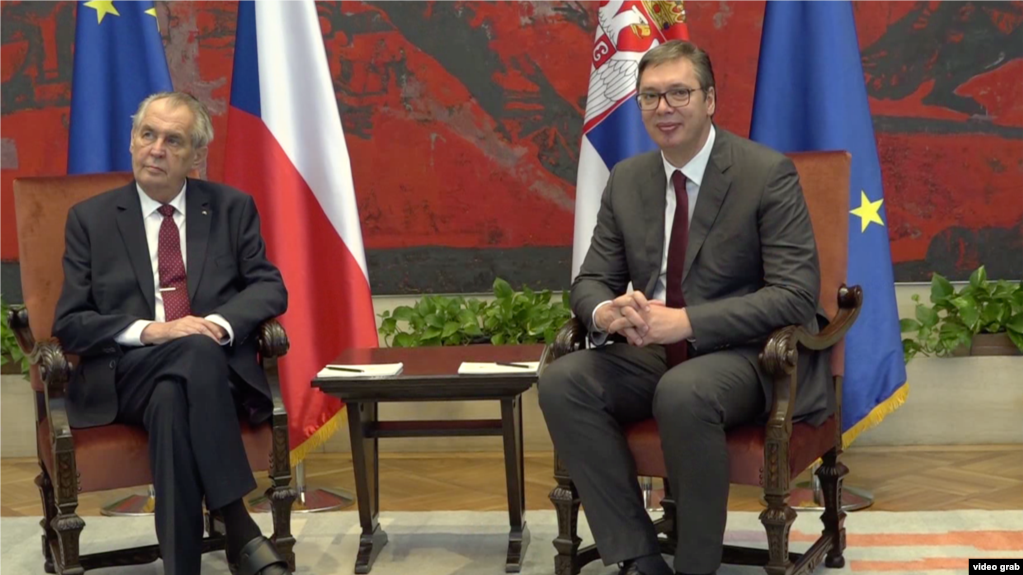 Presidenti i Republikës Çeke drejtuar Vuçiçit: Kërkojmë falje për bombardimin e Jugosllavisë