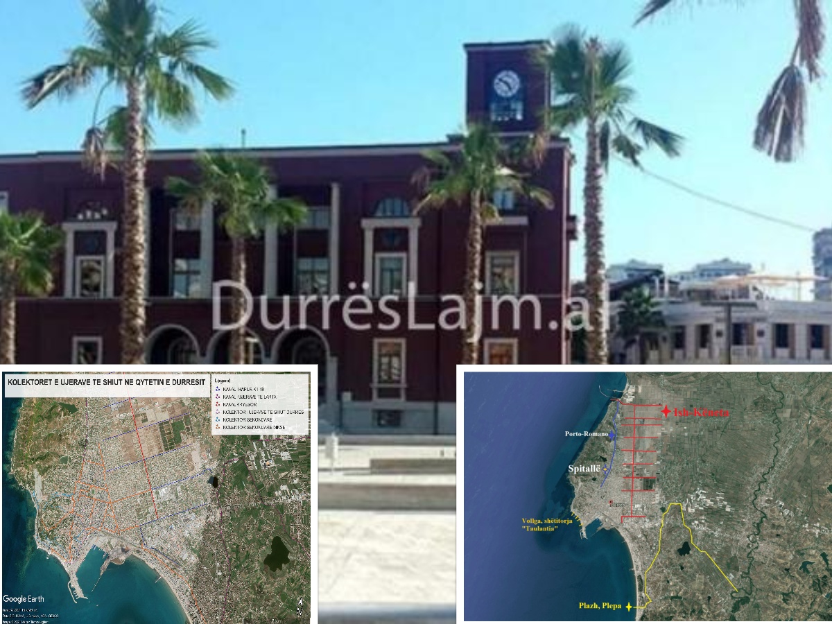 Bashkia Durrës hap tenderin: 870 mln lekë për rehabilitimin e rrjetit të kullimit, projekti parashikohet me 3 faza (FOTO)