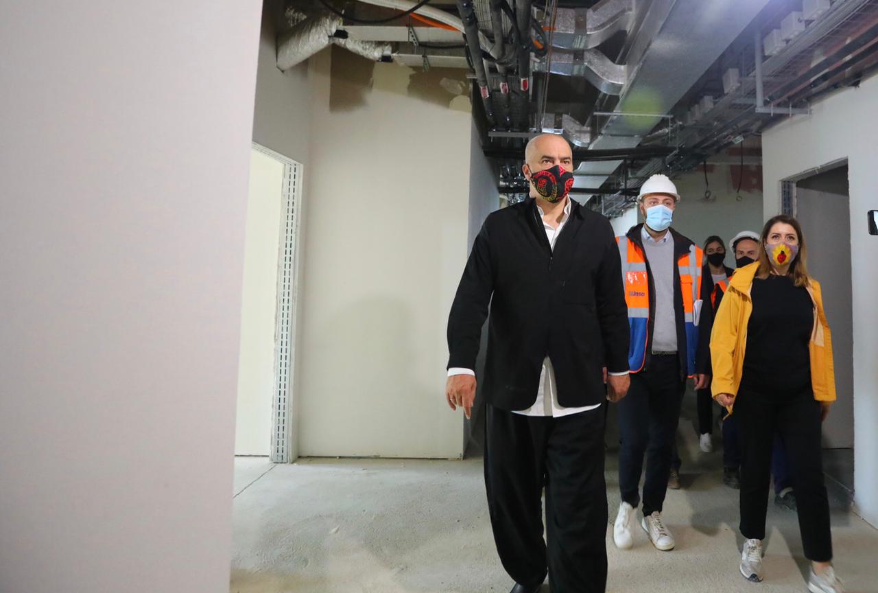 Rama-Manastirliu inspektojnë punimet: Spitali i ri i Sëmundjeve të Brendshme përfundon brenda vitit