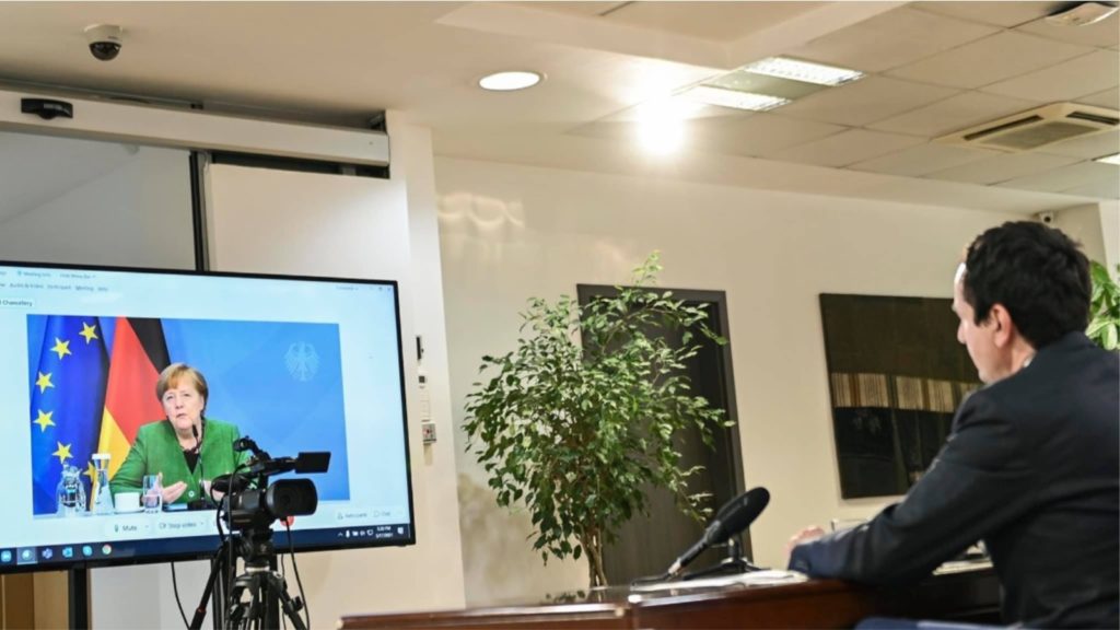 Kurti bisedë me Merkel: Mbështetje për vizat dhe patentat