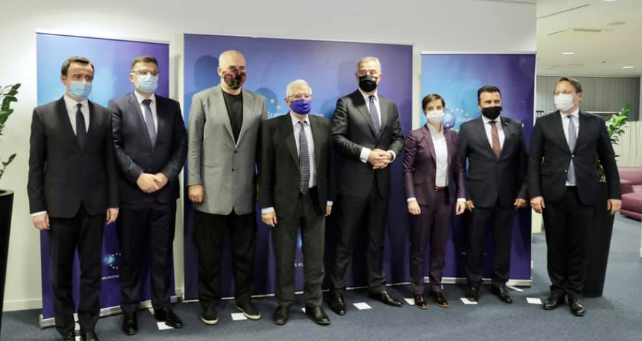 Rama darkë me liderët e Ballkanit në Bruksel