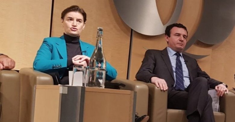 Kurti debat me homologen serbe: A dëshiron të na pushtosh sërish? Kryeministrja serbe i përgjigjet me ironi