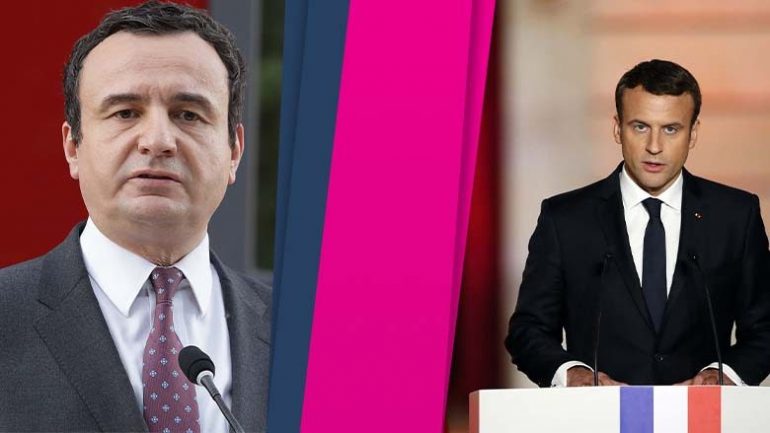 Albin Kurti pritet sot nga presidenti francez në Pallatin Elisee