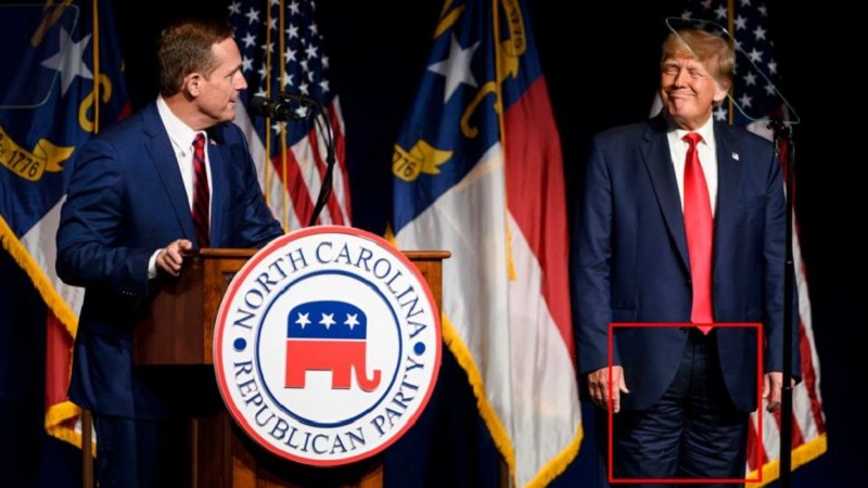 Trump i ka veshur mbrapsht pantallonat?! (FOTO)