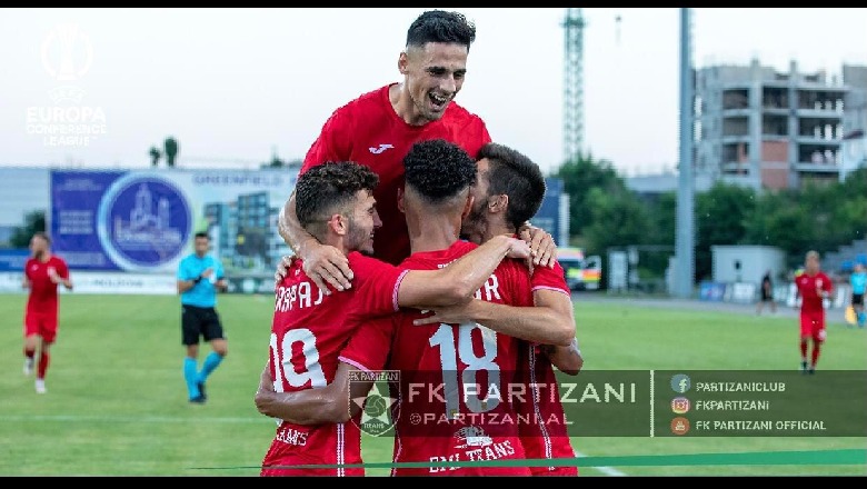 Triumfon në Moldavi, Partizani kalon në raundin e dytë të Conference League
