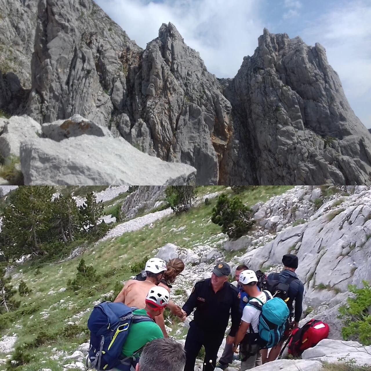 U dëmtua teksa ecte mbi shkëmbinj, policia dhe disa alpinistë i vijnë në ndihmë turistit bullgar