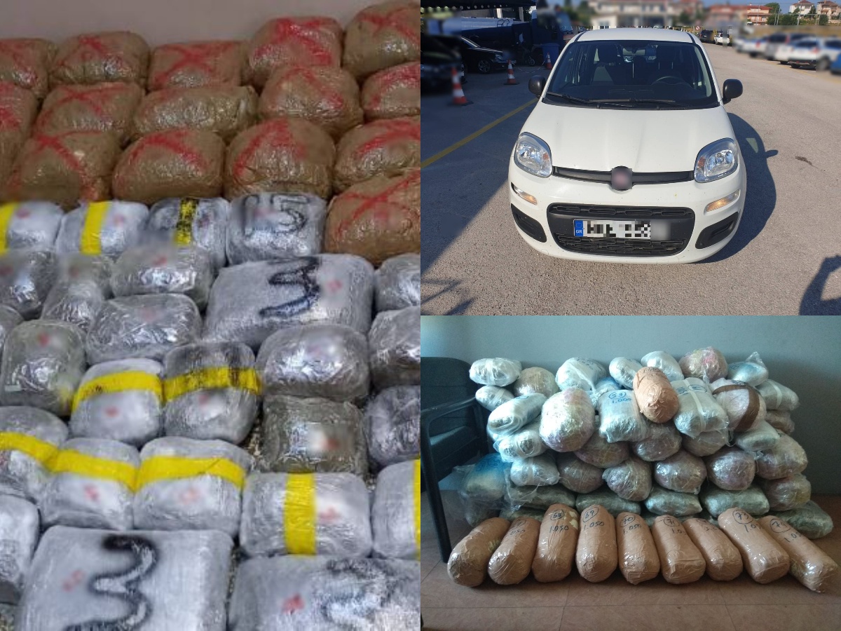 Sekuestrohen në Kostur mbi 70 pako me kanabis, shoferi shqiptar braktis mjetin