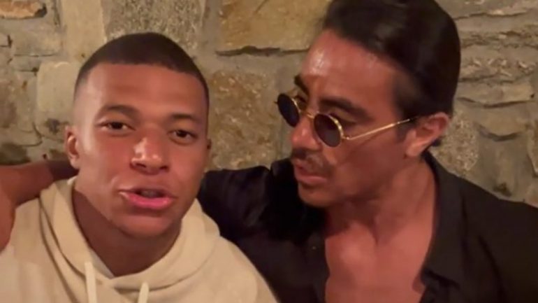 Mbappe takohet me Nusretin, turku i jep leksione kuzhine