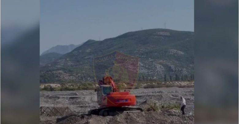 Gërryenin shtratin e lumit, arrestohet pronari i ekskavatorit, nën hetim tre persona të tjerë (EMRAT+VIDEO)