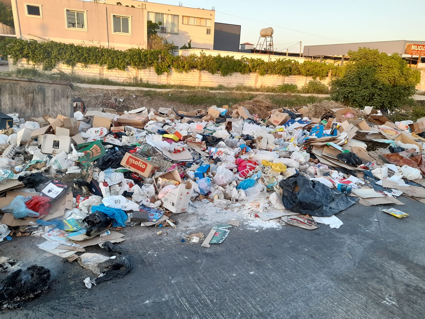 Pirgjet me mbeturina në lagjen nr.17 nuk tërhiqen prej ditësh (FOTO)