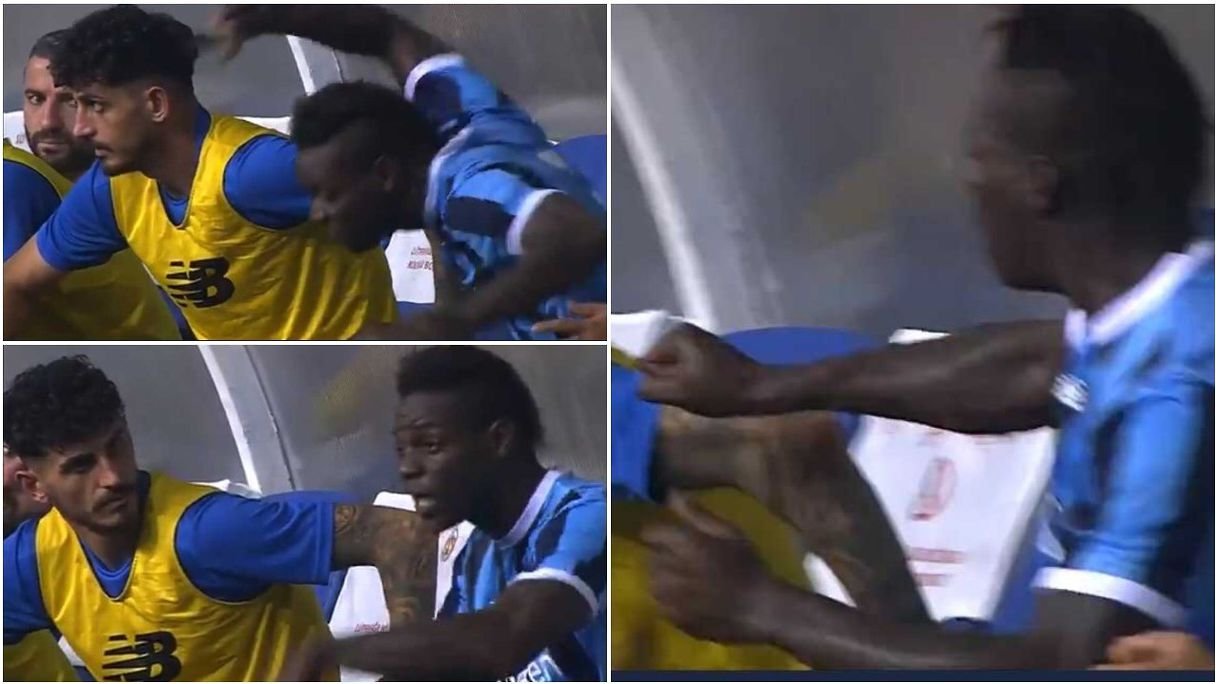 E tradhtojnë nervat, Balotelli filmohet duke goditur shokun e skuadrës (VIDEO)