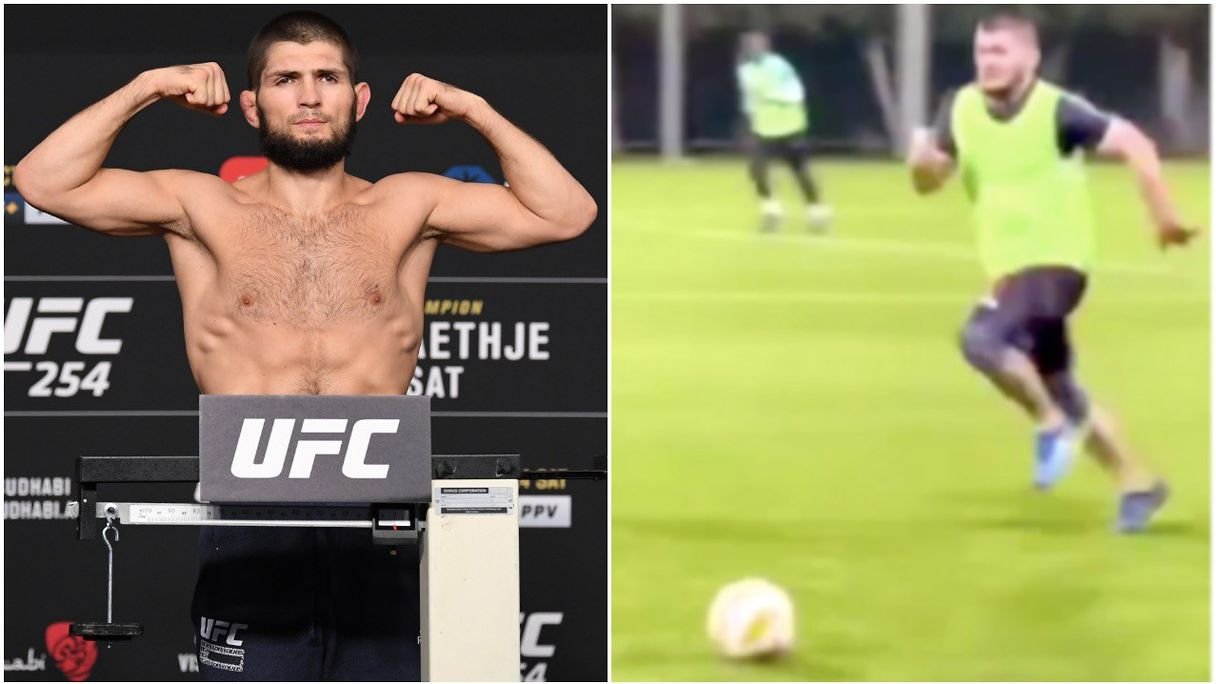 Legjenda e MMA zyrtarisht futbollist, Khabib firmos me klubin e ligës së tretë ruse
