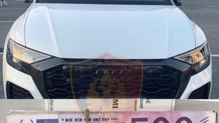 U kap me 50 mijë euro të fshehura në “Audi”, procedohet 31-vjeçari