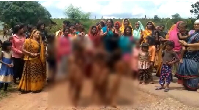 Vajzat e vogla në Indi detyrohen të marshojnë nudo gjatë një riti fetar për të nxitur shiun