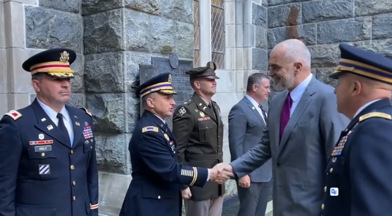 Rama në New York, pritet me nderime në Akademinë Ushtarake “West Point”
