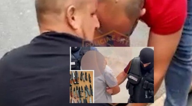 EMRI/ U kap me 1 kg kokainë dhe 39 thika në makinë, arrestohet 44-vjeçari