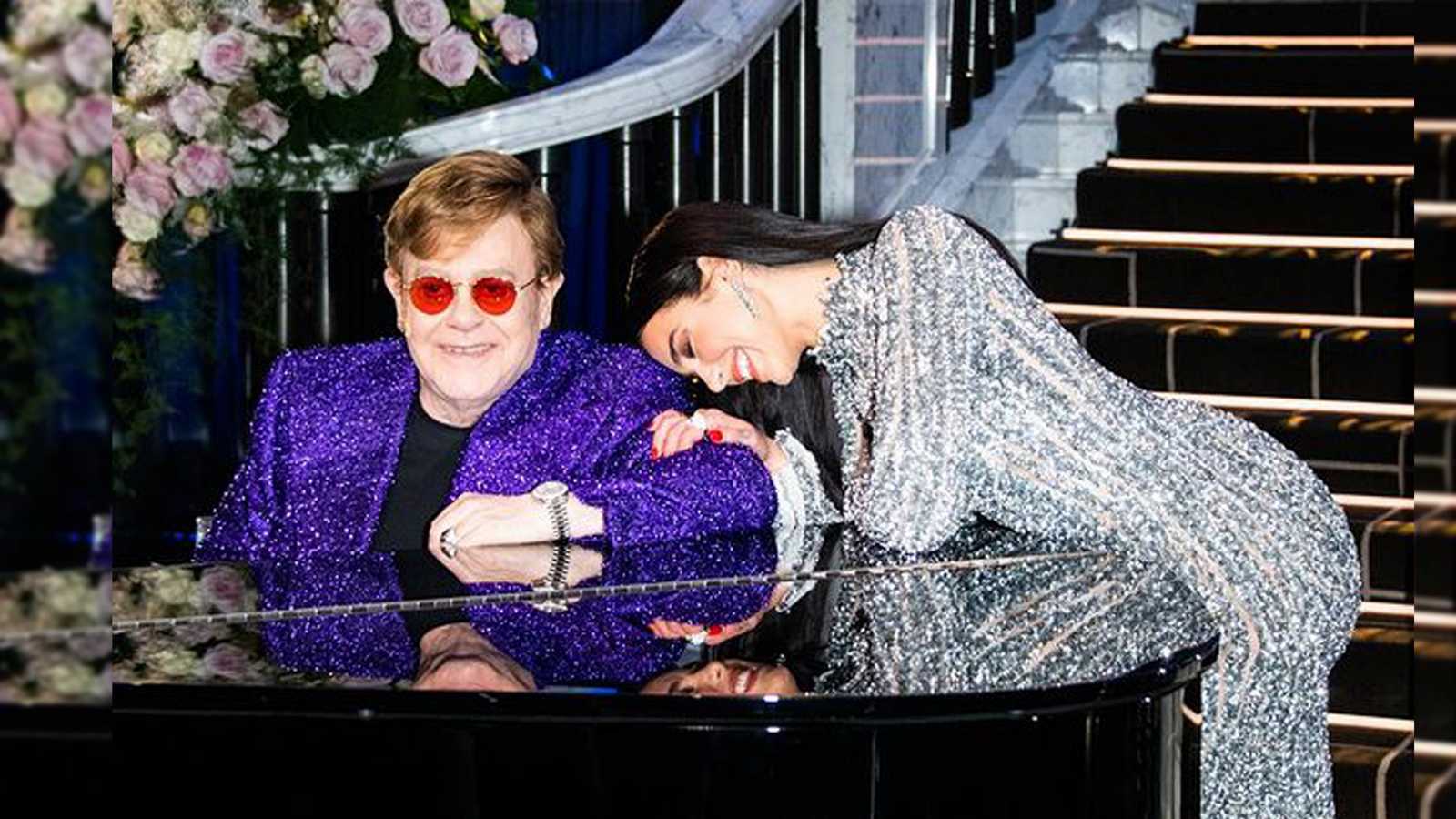 Dua Lipa shënon suksesin e radhës! Bashkëpunimi i saj me Elton John në krye të listës së këngëve në Britani