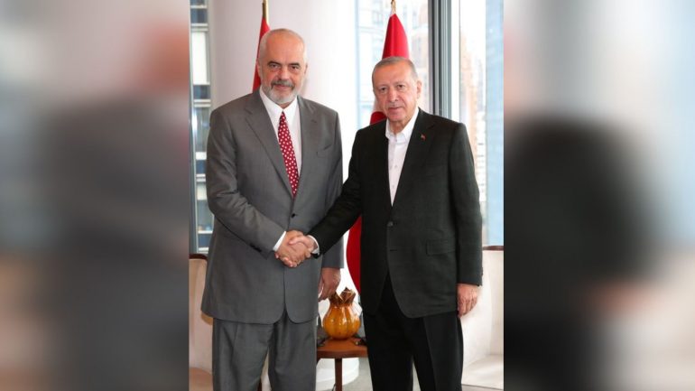 Rama takon Erdogan në Nju Jork