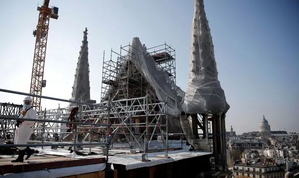 Nis restaurimi i katedrales së Notre Dame, pas kompletimit të punimeve të sigurisë